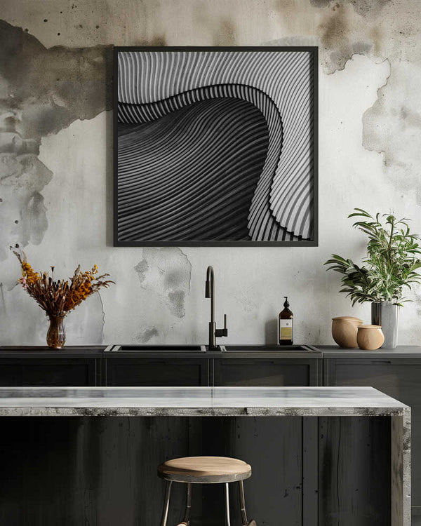 Tablou înramat „The wood project II - Sea shore” de Luc Vangindertael (laGrange)