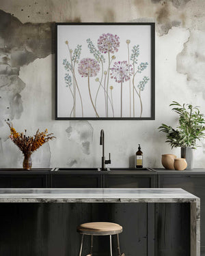 Tablou înramat „Allium” de Mandy Disher