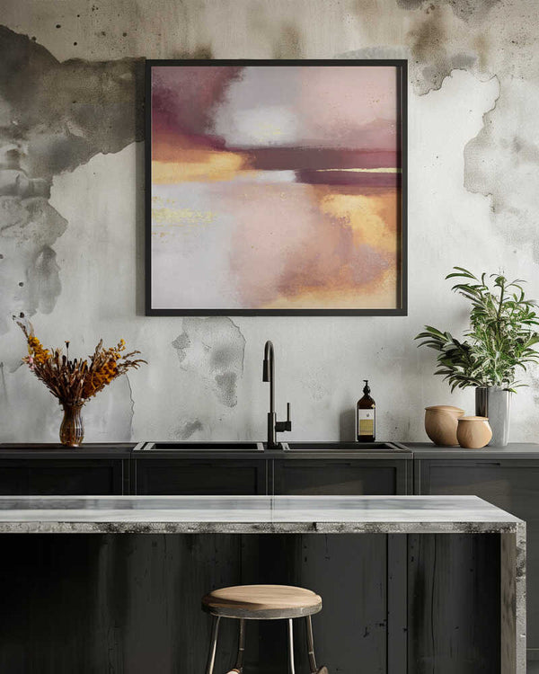 Tablou înramat „Burgundy Sunset” de Elisabeth Fredriksson