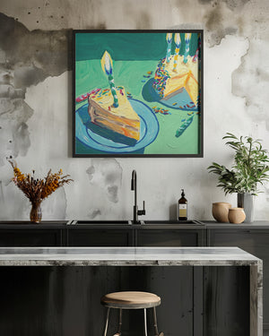 Tablou înramat „Birthday Cake” de Pauline Wegman | Key and Sea Creative