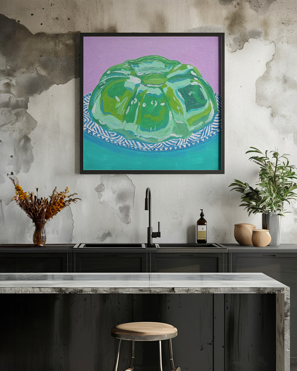 Tablou înramat „Lime Jello” de Pauline Wegman | Key and Sea Creative