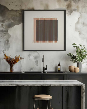Tablou înramat „Striped Enigma” de THE MIUUS STUDIO