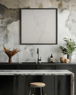 Tablou înramat „Beige Abstract” de Oju Design