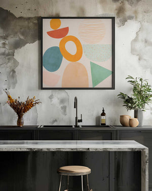 Tablou înramat „Shapes Play New2” de Ana Rut Bre