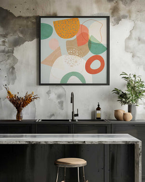 Tablou înramat „Shapes Play New4” de Ana Rut Bre