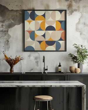 Tablou înramat „Geometry New12 Bleu Claire” de Ana Rut Bre
