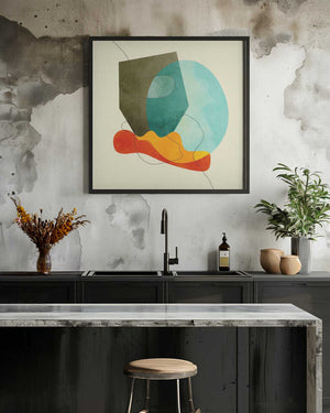 Tablou înramat „Shapes&lines Kopie” de Ana Rut Bre