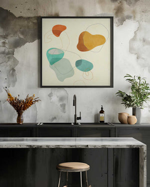 Tablou înramat „Shapes&lines3” de Ana Rut Bre