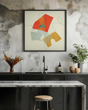 Tablou înramat „Shapes&lines4” de Ana Rut Bre