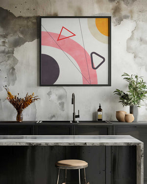 Tablou înramat „Mid Bauhaus Geometry 5” de Ana Rut Bre