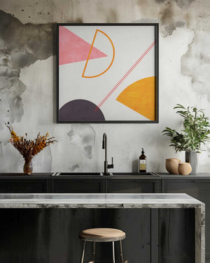 Tablou înramat „Mid Bauhaus Geometry 4” de Ana Rut Bre