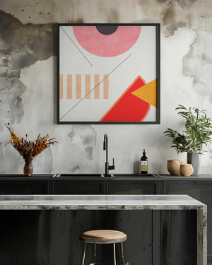 Tablou înramat „Mid Bauhaus Geometry 2” de Ana Rut Bre
