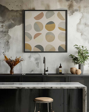 Tablou înramat „Pattern3 Mid Earth 4” de Ana Rut Bre