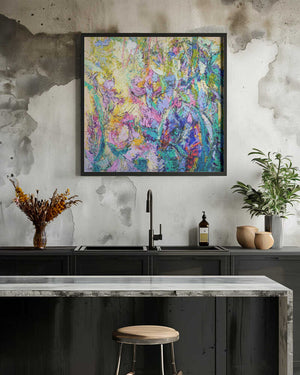 Tablou înramat „Expressionist Colorful Abstract” de Dorothy Fagan