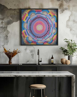 Tablou înramat „Colorful Zen” de Amy Diener