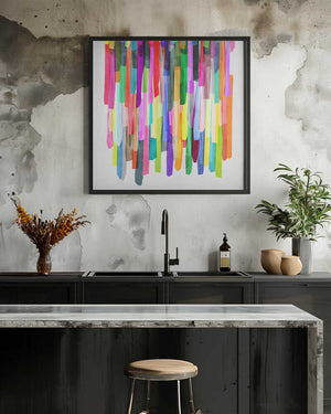 Tablou înramat „Colorful Stripes 4” de Mareike Böhmer
