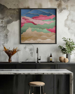 Tablou înramat „Abstract Watercolor Landscape” de Bilge Paksoylu