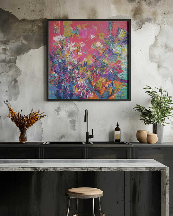 Tablou înramat „Radiant Floral Harmony” de Dorothy Fagan