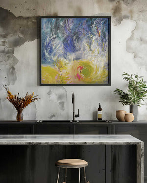 Tablou înramat „Expressionist Colorful Abstract” de Dorothy Fagan