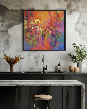 Tablou înramat „Vivid Sunburst” de Dorothy Fagan