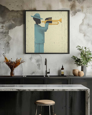 Tablou înramat „Jazz Musician” de Vision Grasp Art