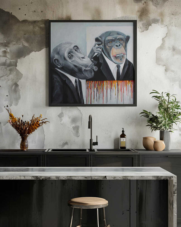 Tablou înramat „Speak No Evil” de Violeta Vollmer