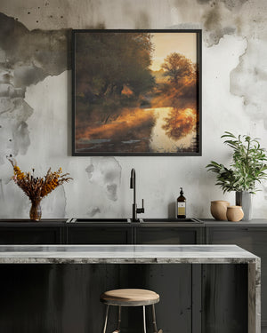 Tablou înramat „When nature paints with light I” de Leicher Oliver