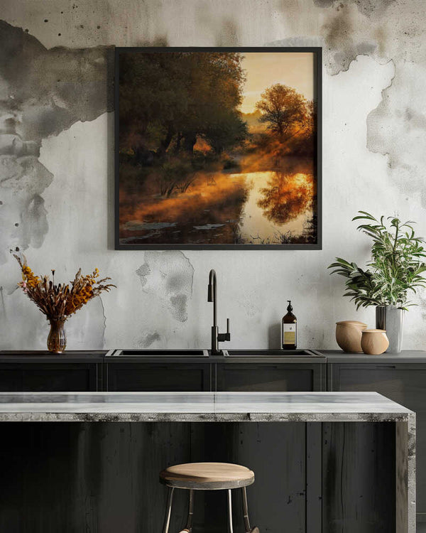 Tablou înramat „When nature paints with light I” de Leicher Oliver