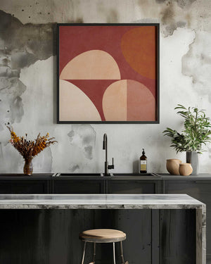 Tablou înramat „Autumn Mid Century Earthy” de Ana Rut Bre