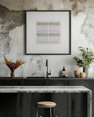Tablou înramat „Pastel Patterns” de THE MIUUS STUDIO
