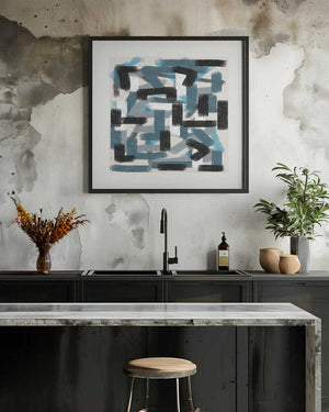 Tablou înramat „Abstract Maze” de THE MIUUS STUDIO