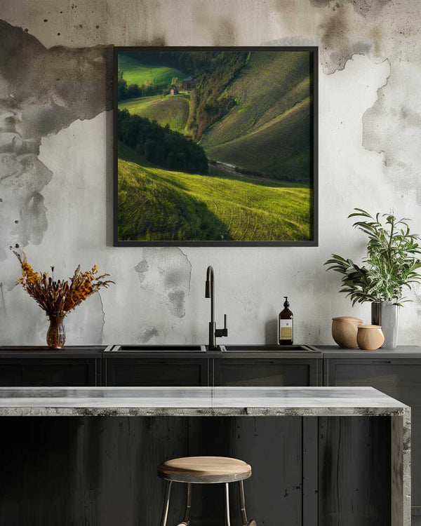 Tablou înramat „Crete Senses/Tuscany” de Jarek Pawlak