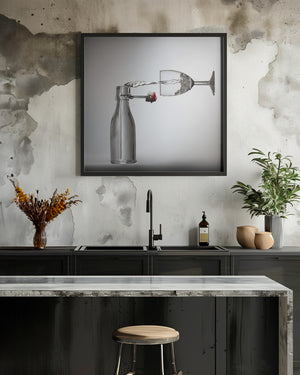 Tablou înramat „Pouring?” de Wieteke de Kogel