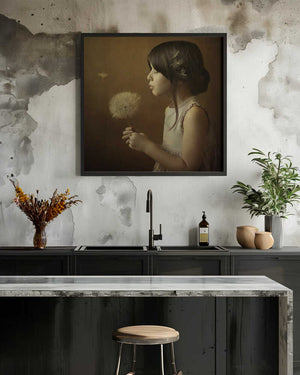 Tablou înramat „A Dandelion Poem” de Svetlana Bekyarova