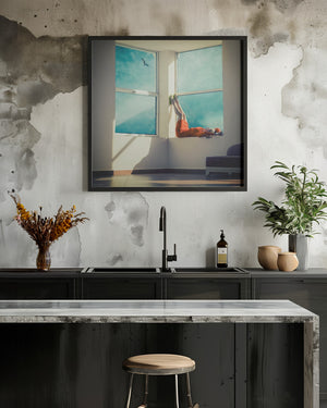 Tablou înramat „room with a view” de ambra