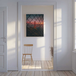 Tablou canvas „Golden Gate Caged” de David George
