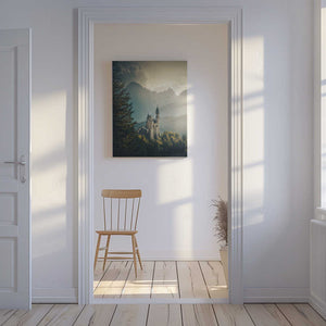 Tablou canvas „Neuschwanstein Castle” de Cuma Cevik