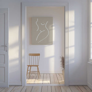 Tablou canvas „Body Sketch Sand” de Pictufy Studio