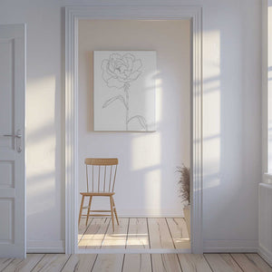 Tablou canvas „Peony Lines” de Pictufy Studio II