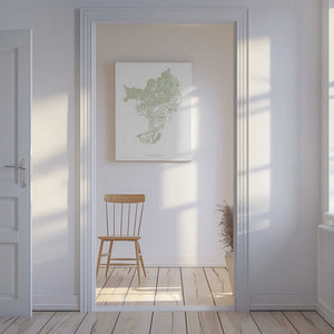 Tablou canvas „Barcelona Map” de Pictufy Studio II