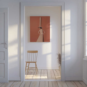 Tablou canvas „City girl” de Maarten Léon