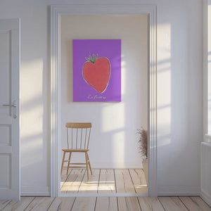 Tablou canvas „Stylized Strawberry Delight” de uplusmestudio