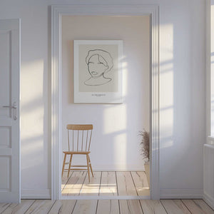 Tablou canvas „Modern female line art” de NKTN