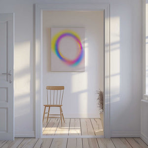 Tablou canvas „Luminous Spectrum Halo” de Treechild