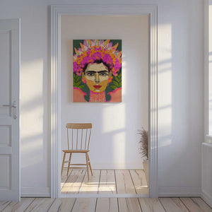 Tablou canvas „Vibrant Floral Crown” de Treechild