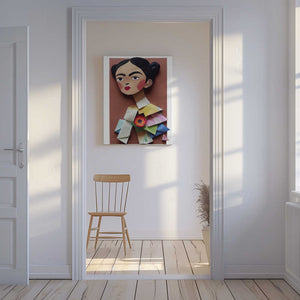 Tablou canvas „Paper Portrait Blossom” de Treechild