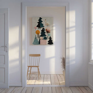 Tablou canvas „Cute Pine Tree Composition” de Treechild