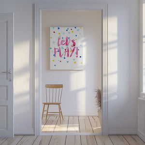 Tablou canvas „Playful Confetti Burst” de Treechild