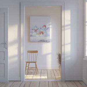 Tablou canvas „Snowman Family” de Xuan Thai