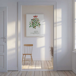 Tablou canvas „Christmas Mistletoe” de Kristina N. - SoulArt Shop